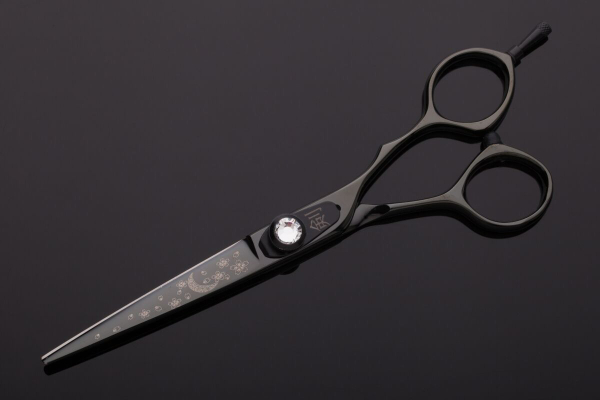 Mitzaki - DARK diamond in 5,5 oder 6,0 Zoll lieferbar , geschmiedete Klinge, perfekte Scliceschere, robuste Scherenblätter aus japanischem PREMIUM-Stahl, preislich unschlagbar, nur kurze Zeit reduziert